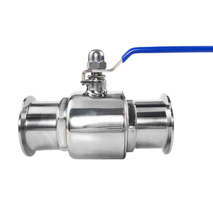วาล์วบอลแบบแมนนวลสุขภัณฑ์คุณภาพสูง SS316L/SS304 แรงดัน 0~10 บาร์ ติดตั้งง่าย รองรับการปรับแต่ง OEM - Product Image 2