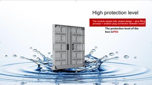 4x3 meters outdoor waterproof LED <b>display</b>, commercial store government advertising with front-mounted video <b>wall</b> - Product Image 5