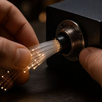 Kit d'éclairage de toit étoilé à fibre optique SHENGLINK pour voiture, lampe de plafond scintillante à télécommande pour éclairage d'ambiance intérieur, fibre optique à brancher