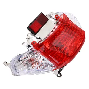 Feu arrière de moto 12V avec clignotants pour scooters chinois 50cc GY6, cyclomoteurs Chuanl, Sunny, SSR, TaoTao - Product Image 3