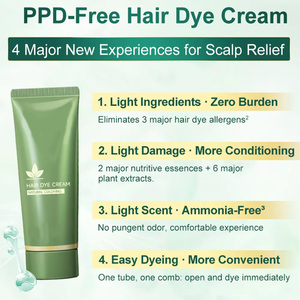 Crema Colorante Professionale per <span class=keywords><strong>Capelli</strong></span> <span class=keywords><strong>Senza</strong></span> <span class=keywords><strong>Ammoniaca</strong></span> e PPD, Copertura al 100% dei <span class=keywords><strong>Capelli</strong></span> Grigi, Shampoo Naturale alle Erbe, Produttore OEM di <span class=keywords><strong>Tintura</strong></span> per <span class=keywords><strong>Capelli</strong></span> - Product Image 3
