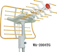 Antenne Yagi directionnelle télécommandée VHF UHF TV Xinxidi modèle WA-2004TG à taux de réception élevé