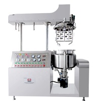 Machine multifonctionnelle de fabrication de crème et de lotion cosmétique de 200 L avec homogénéisateur-mélangeur sous vide pour le traitement chimique
