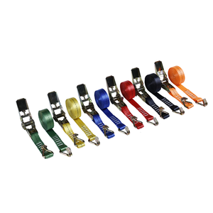 Cường độ cao Tie xuống dây đeo kim loại móc khóa đôi J móc Webbing Ratchet dây đeo - Product Image 1