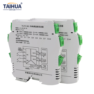 เครื่องส่งสัญญาณอุณหภูมิอุตสาหกรรม PT100 RTD ถึง4-20mA เซ็นเซอร์วัดอุณหภูมิ <span class=keywords><strong>K</strong></span>-<span class=keywords><strong>Type</strong></span> 2500V แยก ABS วัสดุ oem/odm ใช้ได้ - Product Image 2
