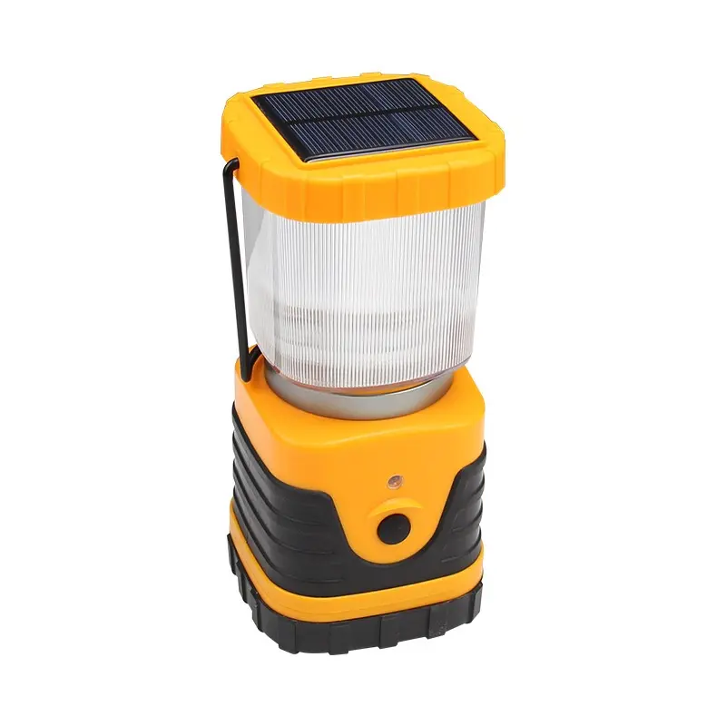 Lámpara de camping Solar USB portátil multifunción, lámpara de linterna para exteriores, luz de emergencia LED recargable con Banco de energía
