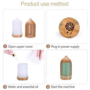 <span class=keywords><strong>Diffuser</strong></span> minyak esensial USB untuk rumah kantor, pelembap udara ultrasonik kabut dingin dengan 7 warna lampu malam <span class=keywords><strong>LED</strong></span>, penyebar Aroma <span class=keywords><strong>Mini</strong></span> - Product Image 4