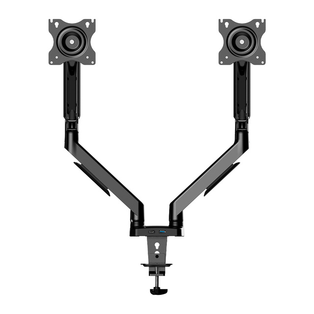 NBJOHSON Good Quality Custom Monitor Desk Mount Comput Vesa Monitor Arm with Usb Port