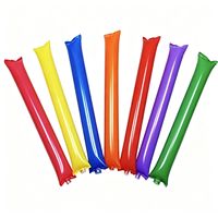 Bâtons de supporter gonflables et pliables pas chers avec impression de logo personnalisé pour les matchs de football