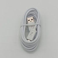 Venta caliente USB V8 Micro Cable de cargador de datos Teléfonos móviles Cable Usb para Samsung Android PE Bolsa Macho Negro Blanco Trenza