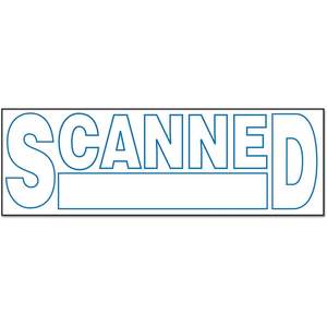 Sello Autoentintable Universal 10157 de un Solo Color Azul, con Almohadilla de Tinta de Plástico y Espuma para Uso en Oficina, Sello con Mensaje SCANNED - Product Image 3