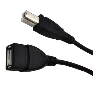 สายเคเบิลอะแดปเตอร์ USB 2.0 AF เป็น BM ความยาว 0.5 ม. สายถ่ายโอนข้อมูลสำหรับเครื่องพิมพ์และเครื่องสแกน ตัวนำทองแดงแท้ หุ้มด้วย PVC แบบมาตรฐาน - Product Image 4