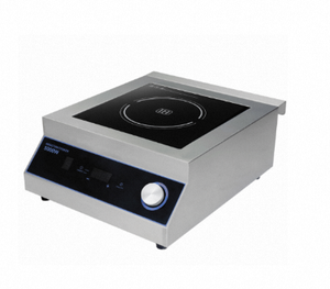 Cocina de Inducción Comercial Compacta de Acero Inoxidable de 5000W - Alta Potencia, Calentamiento Rápido y Eficiencia Energética para Cocinas Pequeñas - Product Image 1
