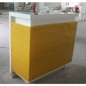 Diseño de gabinete de bar pequeño comercial y Mostrador de estación de cócteles, cocina de madera para el hogar, Hotel, restaurante, suelo de pie - Product Image 1