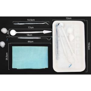 Juego de Instrumentos dentales desechables, instrumentos quirúrgicos, kits dentales, instrumento médico para el cuidado bucal, 8 Uds., <span class=keywords><strong>Kit</strong></span> de examen Dental - Product Image 2