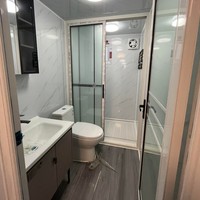 Maison conteneur extensible 20 pieds 40 pieds, 2 chambres, entièrement finie, préfabriquée, modulaire, étanche, avec panneaux sandwich, pour villa et hôtel