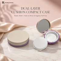 Boîte vide pour coussin de fond de teint Ring Air Cushion, étui compact pour coussin, boîte intérieure en plastique écologique pour cosmétiques