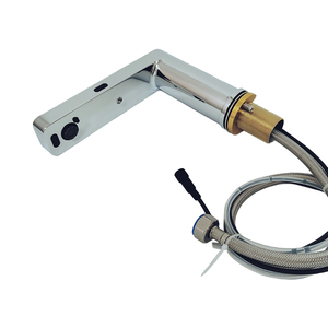 ก๊อกน้ำและที่จ่ายสบู่อัตโนมัติแบบ HY-115A ใช้คู่เซ็นเซอร์โครเมียมผิวสำเร็จแบบคลาสสิกที่ทันสมัยสำหรับห้องน้ำ - Product Image 3