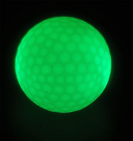 Balles de golf LED en vrac de haute qualité, balles de golf en caoutchouc brillantes qui s'allument dans le noir, vente en gros bon marché