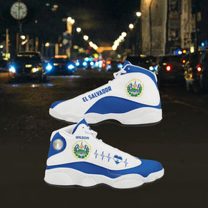 Professional Manufacturer's Cool Men Basketball <b>Sneakers</b> Guatemala Flag Pattern Breathable Tennis <b>Shoes</b> PU Walking <b>Shoes</b> - Product Image 3
