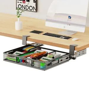 Dưới không gian bàn làm việc dưới bàn phẳng gắn thiết kế nhẹ bền dưới ngăn kéo trượt bàn