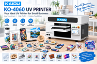 Printer Flatbed UV Hybrid Desktop dengan Epson I1600/xp600 kepala UV | Versi 400*600mm | Tinta UV DTF