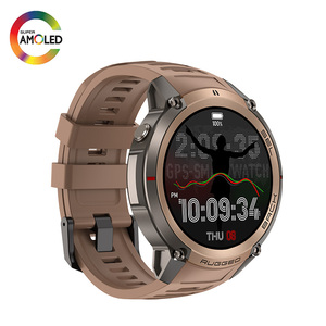 Reloj Inteligente Deportivo Definite M11-59 5ATM Resistente al Agua con Mapa Offline, Altímetro, GPS, Pantalla AMOLED de 1.43'', Brújula, Frecuencia Cardíaca 24H, Dorado - Product Image 3