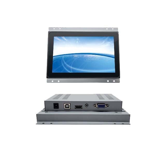 Panel Waterproof IP65 7 Inch Capacitive Touch Screen Monitor/ Industrial Embedded Projected HD DVI VGA