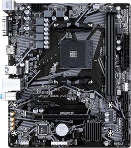 กิกะไบต์ <span class=keywords><strong>A520M</strong></span> <span class=keywords><strong>K</strong></span> V2 (REV.) 1.0) AMD A520 AM4 M ATX เมนบอร์ด DDR4 SATA กราฟิกในตัวพอร์ต USB 2.0 เดสก์ท็อปใหม่ - Product Image 2