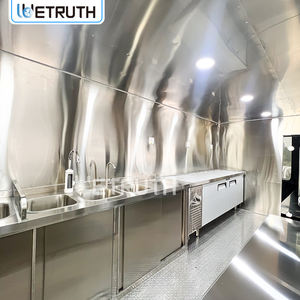 音乐节ce认证咖啡推车不锈钢ce认证移动厨房食品拖车 - Product Image 5