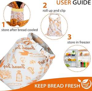 Bolsas Reutilizables de Cera de Abeja para Pan, Mantienen el Pan Fresco por Días, Extra Grandes y Fáciles de Limpiar, Bolsa de Almacenamiento de Algodón - Product Image 3