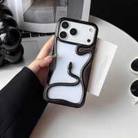 Coque de téléphone portable motif serpent pour iPhone 17, coque ajourée antichoc souple pour iPhone 15 Pro Max 14 Pro 13 12