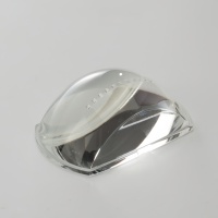 Lentilles en verre optique B270 K9 K51 moulées par pression pour éclairage de projecteur, réfractomètre numérique type OPAD083 OD130mm, haute qualité avec revêtement