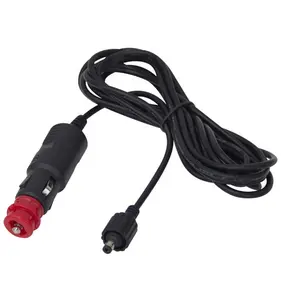Heavy-duty power cord with Waterproof DC5521 male connector customize 18AWG 20AWG 22AWG 12 Volt Plug 10-Foot Extension Cable