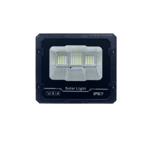 Projecteur LED solaire 100W IP65 Lumière du jour 5000K COB Corps en aluminium Montage en surface Éclairage extérieur de jardin Certifié CE Télécommande - Product Image 5