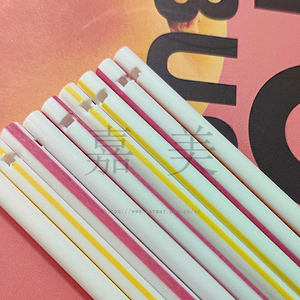 White Plastic PP <b>Sticks</b> with Color one Holes for <b>Candy</b> Packaging Round Disposable pop <b>stick</b> 70mm 75mm 80mm - Product Image 6