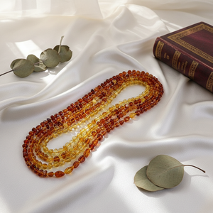 <span class=keywords><strong>Collana</strong></span> Naturale in <span class=keywords><strong>Ambra</strong></span> Baltica Genuina Non Trattata per <span class=keywords><strong>Dentizione</strong></span> Neonati, Catena a Onda d'Acqua, Regalo per Neonati, Vendita Calda - Product Image 3