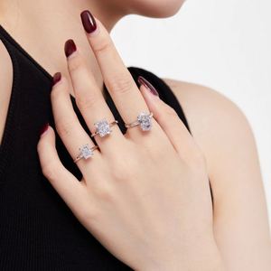 Dylam Dainty Personalized Statement Design S925 <b>Silver</b> Colorful <b>Solitaire</b> 8A Cubic Zirconia 12 Months Birthstone Jewelry <b>Rings</b> - Product Image 3