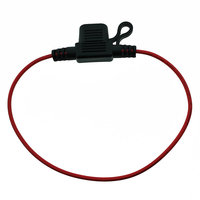 Penjualan yang baik otomotif tempat Sekring tahan air UL1007 22AWG Inline ATC ATO Standard/Mini Auto sekering kawat Harness untuk listrik