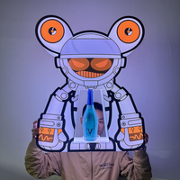 Présentoir Robotique LED Rechargeable pour Bouteille de Champagne, Support de Vin Robot LED, Présentoir VIP Glorifier pour Soirées en Boîte de Nuit