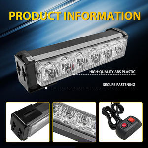 Feux stroboscopiques LED rouge et bleu, lampe de signalisation pour camion, tracteur, bus 12-24V - Product Image 3