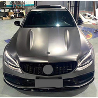 Qualité d'origine W205 Mise à niveau C63 AMG Style Bodykit Grille Diffuseur Arrière Capot Ailes Pare-chocs Kit Carrosserie pour Benz 2015-2021