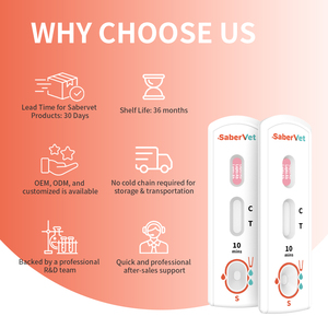 Veteriner Asistanı testi C.Lepto Ab testi Köpek Leptospiroz Antikor Hızlı <span class=keywords><strong>Test</strong></span> Kiti - Product Image 5