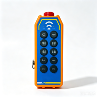 Télécommande radio sans fil pour grue industrielle 2-12 Bottoon, batterie rechargeable, protection IP65, 12/24v