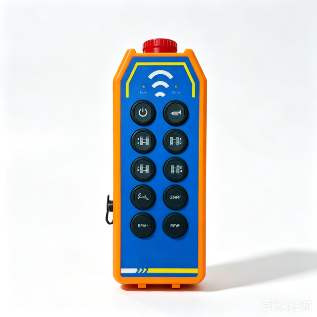 2-12 Bottoon Industrial Hoist Crane Radio Wireless Remote Controller Rechargeable Battery IP65 Proof 12\24v