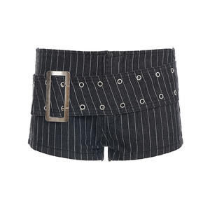 Jeans Y2K Hot Girl con ojales metálicos, pantalones de mezclilla sexys y atrevidos para mujer, estilo streetwear rave. - Product Image 6