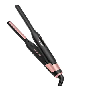 머리카락 straightener 박스 터치 스크린 플랫 아이언 곡선 플랫 아이언