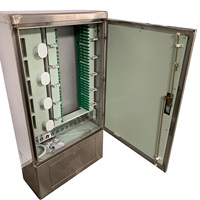 Boîtier de jonction optique extérieur en acier inoxydable 144/288/1152 fibres, armoire de raccordement optique sur pied