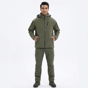 Unisex <b>Winter</b> Warm Tactical Soft Shell <b>Jacket</b> Windbreak and <b>Waterproof</b> Plaid Pattern New Outdoor Use Fabric Zipper Closure 2026 - Product Image 1