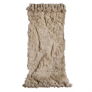 Tapis marocain Beni Ourain en laine noué à la main de luxe, design brodé de style indien, lavable, pour usage intérieur et extérieur, par ITHL - Product Image 1